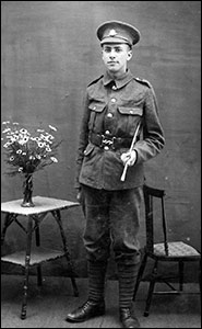 Ronald Williamson Sharpley, future Rector of Burton Latimer, at the outbreak of the First World War.
