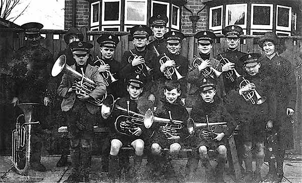 Burton Latimer Salvation Army Boy's Band 1930's