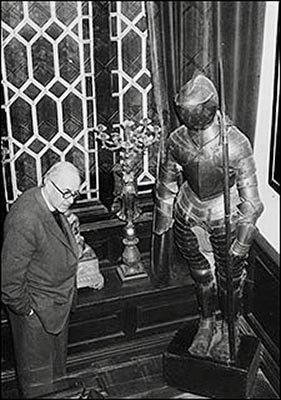 Suit of armour - known as Horace - to the Rector