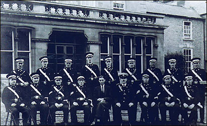 Dr A P Kingsley with the St John Ambulance Brigade photographed outside the Rectory in early 1930s