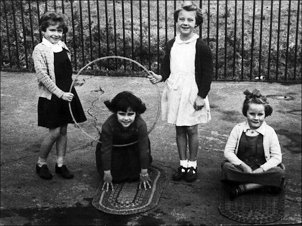 Infants school yard 1952