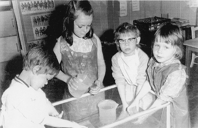 East Lea St Mary's School - a classroom scene from 1972