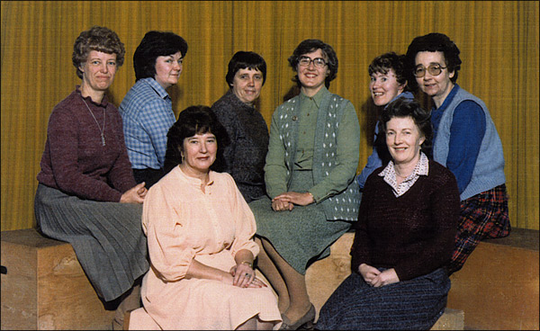 Burton Latimer Meadowside Infants School Staff in 1983
