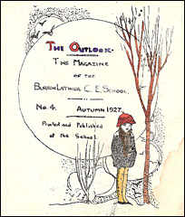 Frontespiece of issue 4 of "The Outlook", published in Autumn 1927