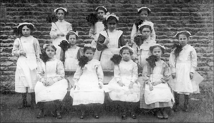St Mary's School girls group c.1900