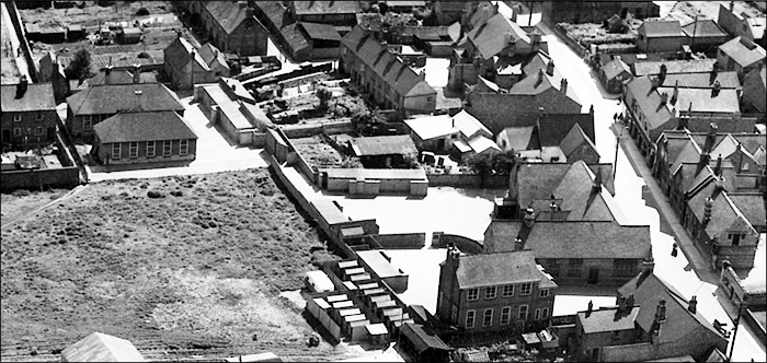 Burton Latimer Council Schools - view from the north-east in 1950