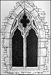The fourteenth century west window in the Infirmary
