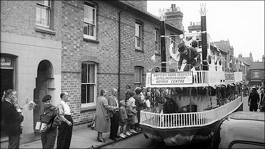 Carnival float in Duke Street in the 1950s