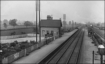 The railway station at Burton Latimer pre-1923