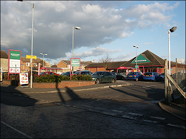Budgens Supermarket now stands on the site of the garage, and before that, the farm and outbuildings