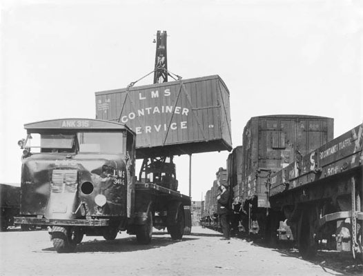 Container loading at Euston