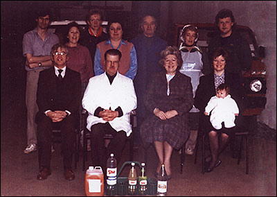 Photograph of the She Products Family and Staff taken in 1991.