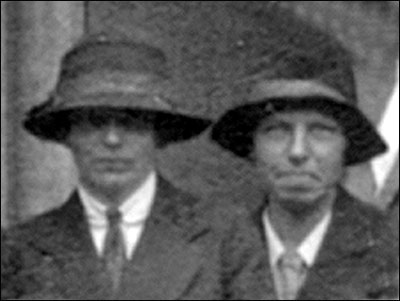 Nurse Brooks, the "Mother of Burton" pictured on right with colleague in 1926.