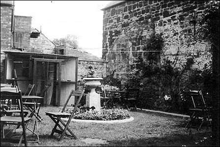 The Dukes Arms beer garden in the 1930s