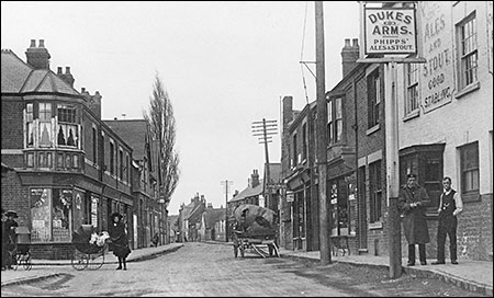 High Street with the Dukes Arms pub