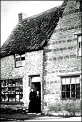 The 18th century property c1898 when used as Barlows Stores