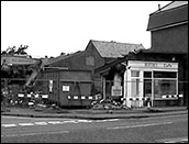 The Piggotts Lane branch of the Burton Latimer Co-operative Society in the course of demolition