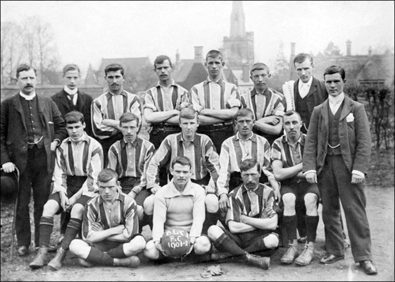 Burton Latimer Church Institute Football Team 1901-2