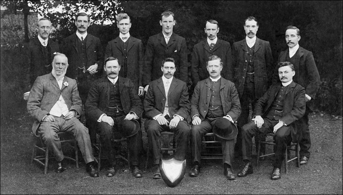 Burton Latimer Church Institute Whist Team 1907-08