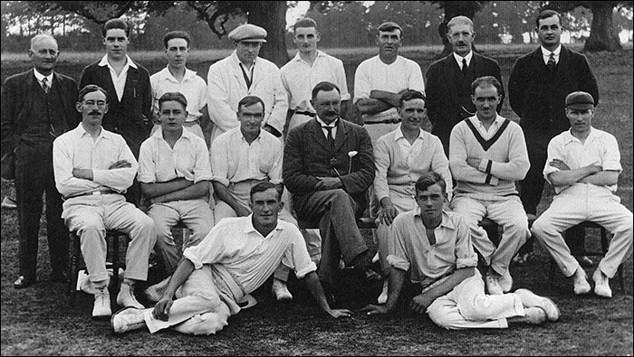 Cricket photo Burton Latimer Cricket Club c1924