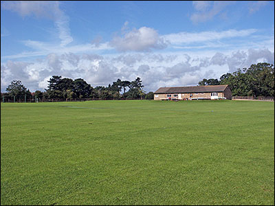 A view of the Cricket Ground and Pavilion