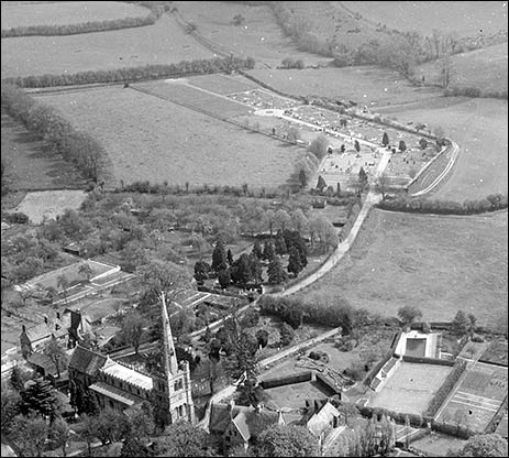 The cemetery from the air 1958