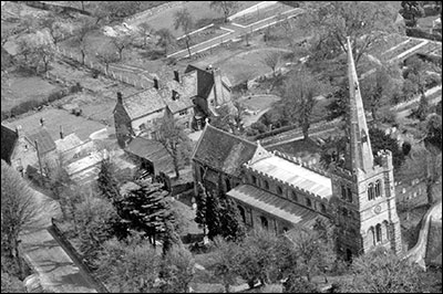 Photograph taken from the air 1958