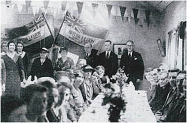 Dinner taking place in the Legion Room 1935