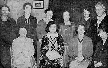Committee responsible for arrangements for tea and social January 1931