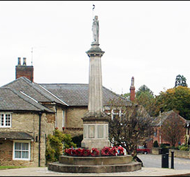 Photograph of the War Memorial at The Cross in 2005