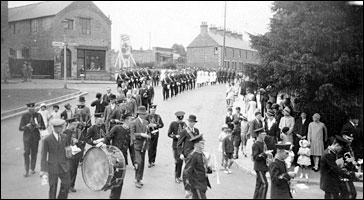 A parade in the 1920s, turning into Church Street