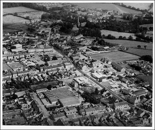 The northern end of the High Street in about 1971