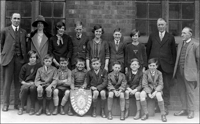 Baptist Chapel Scripture Shield prizewinners 1920s