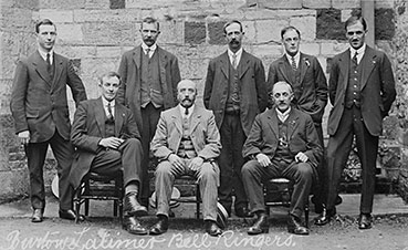 Photograph of bell ringers in 1920's