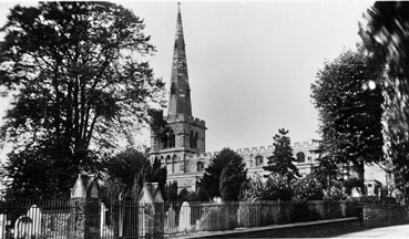 Photograph of St Mary's Church from Church Lane