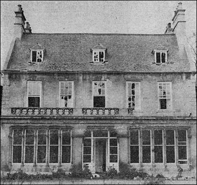 The Old Rectory at Burton Latimer, seriously wrecked by vandals.