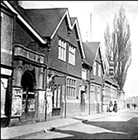 Photograph of Electric Palace entrance with Barclays Bank