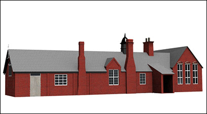 St Mary's Mission Room, Burton Latimer - detailed render