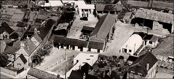 Hilly Farm and outbuildings -1950 prior to housing development