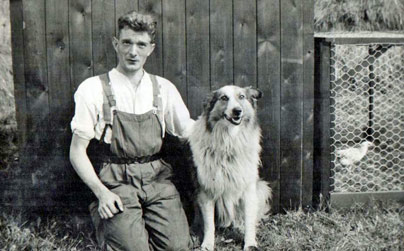 Oliver Perkins as a young man