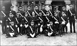 St John Ambulance men at Burton Latimer Rectory 1930