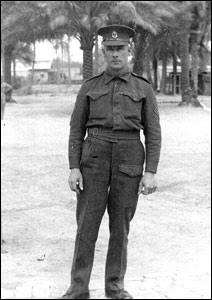 George Thurlow as a Military Policeman in Bagdhad 1945