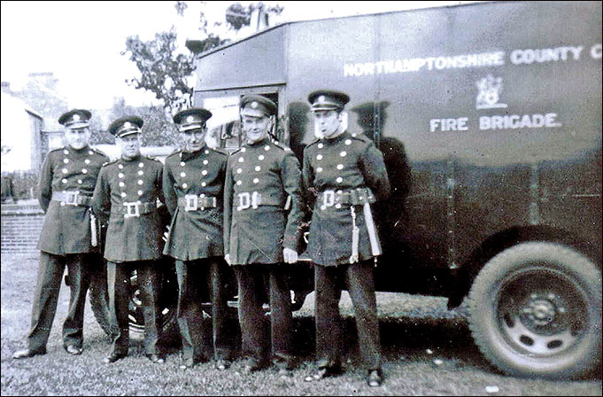 Burton Latimer firemen in 1958