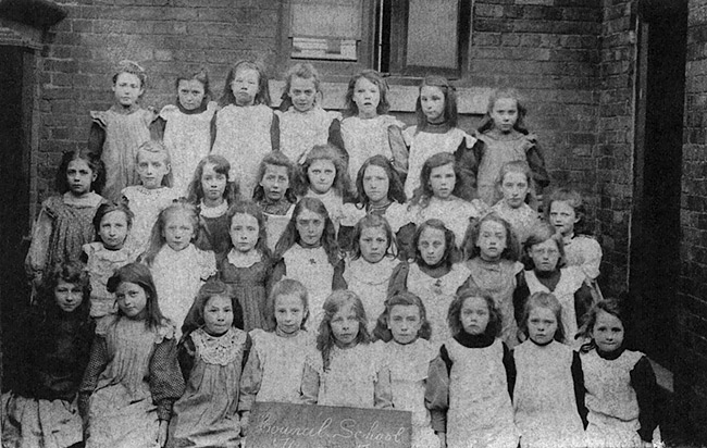 Burton Latimer  Council School - early 1900s