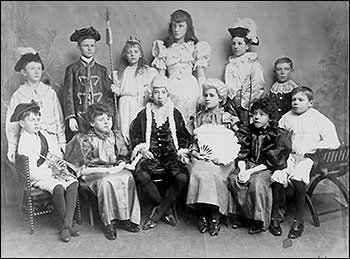 Pictures  of Cinderella Pantomime performed by the Church School c 1899