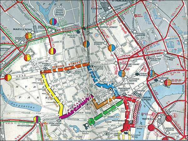 Coronation procession map 1953