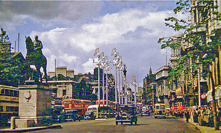 Whitehall's Coronation decorations