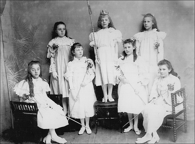 St Mary's School Play in 1897 - Cinderella