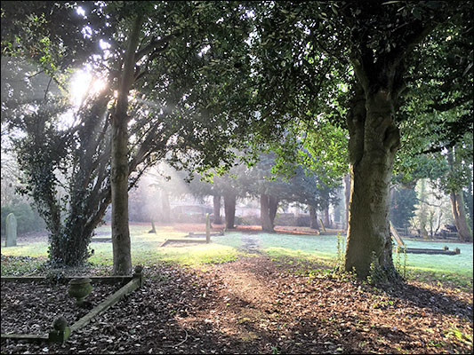 The old parish cemetery