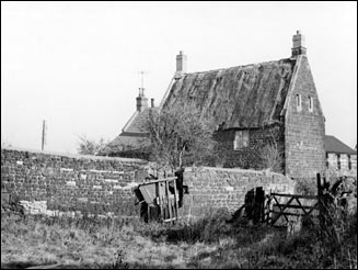 Rear view of the house from the fields